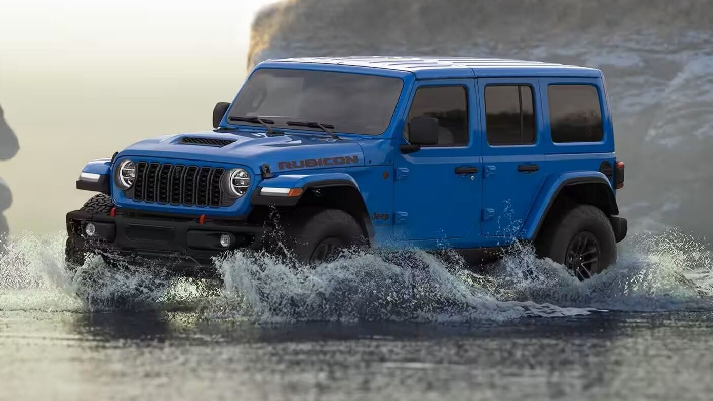 Jeep Wrangler in Hydro Blue