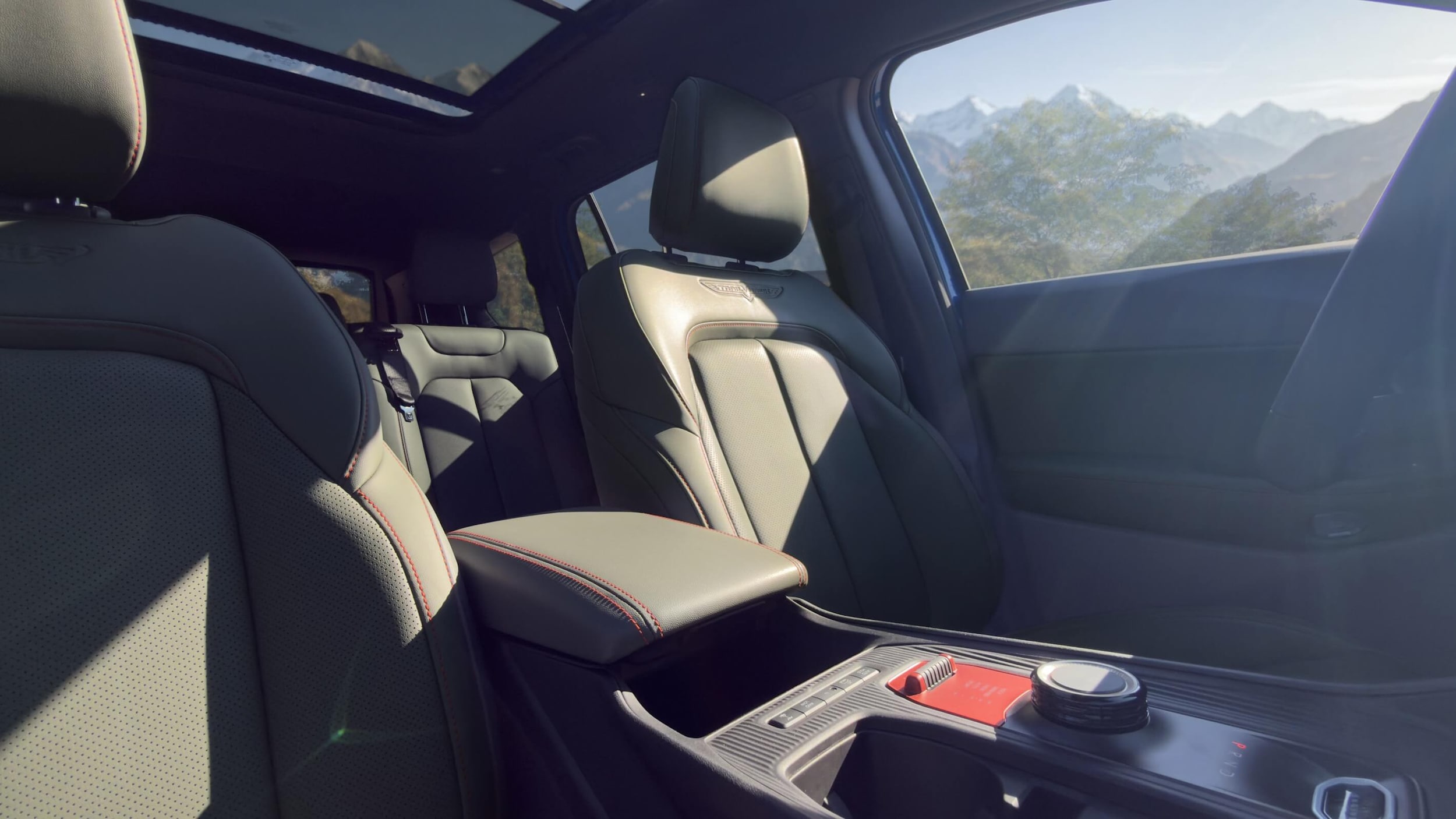 Interior of the Jeep Cherokee
