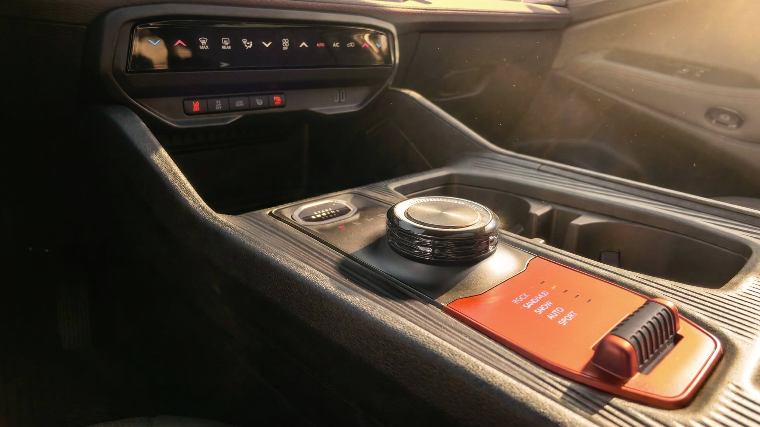 Interior of Jeep Cherokee