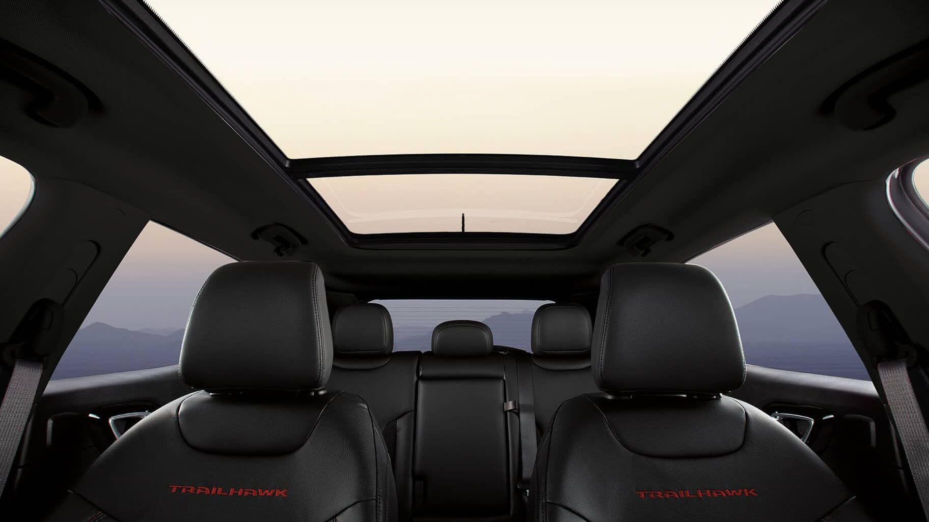 Interior of Jeep Compass