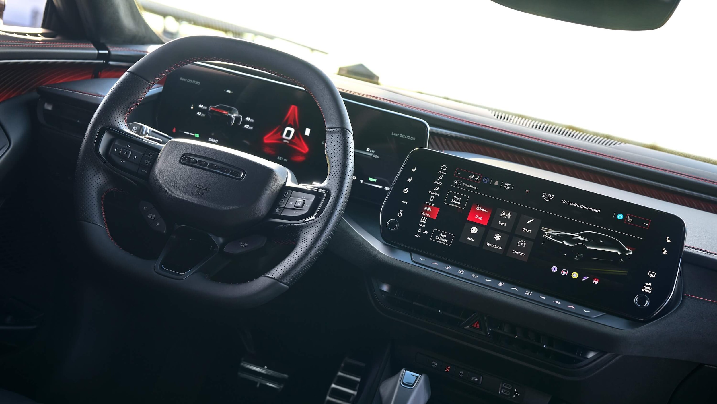 Interior of Dodge Charger Daytona