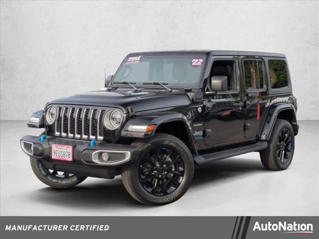 Certified 2022 Jeep Wrangler Unlimited 4xe Sahara SUV