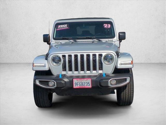 Certified 2023 Jeep Wrangler 4xe Sahara 4XE with VIN 1C4JJXP67PW516237 for sale in Carlsbad, CA