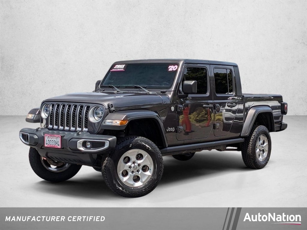 Certified 2020 Jeep Gladiator Overland Truck Crew Cab