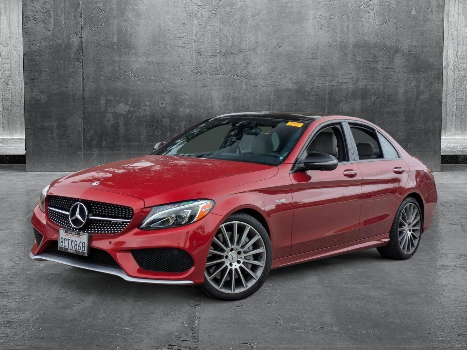 Used 2018 Mercedes-Benz C-Class Sedan AMG C43 with VIN 55SWF6EB1JU256798 for sale in Carlsbad, CA
