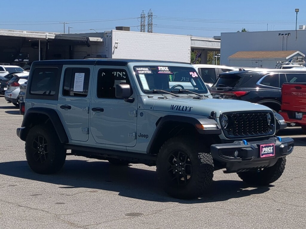 Used 2024 Jeep Wrangler 4xe Willys Sport Utility