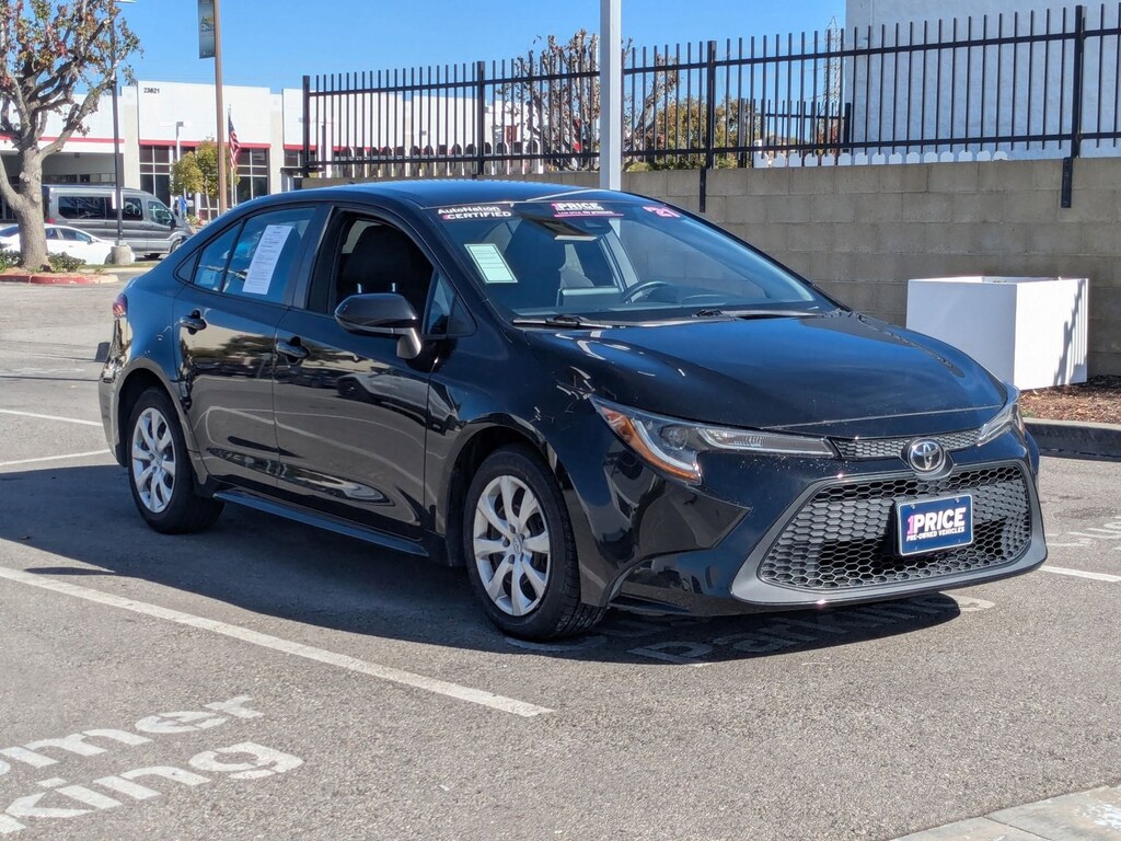 Used 2021 Toyota Corolla LE 4dr Car