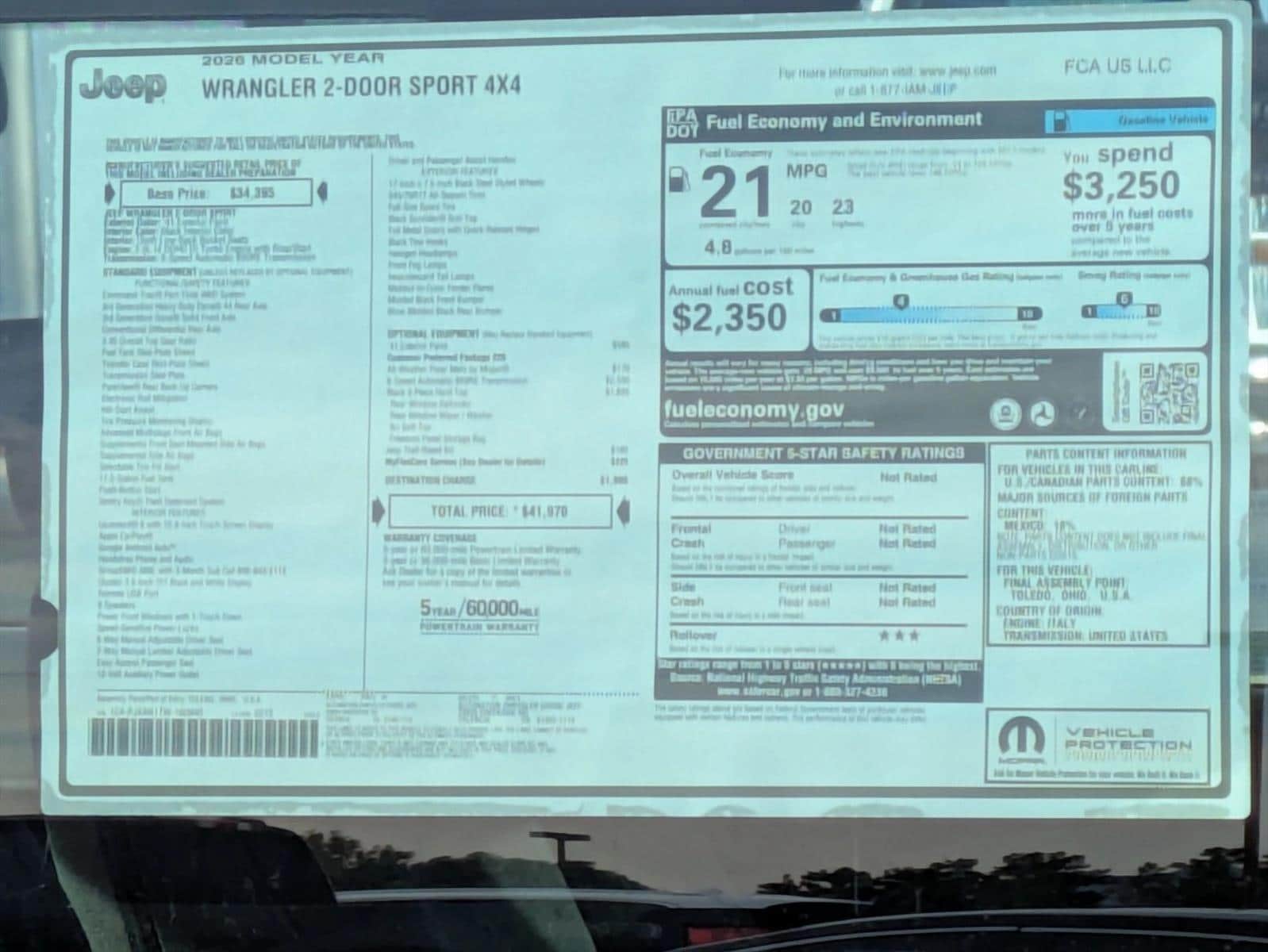 2026 Jeep Wrangler 2-Door Sport - Photo 17