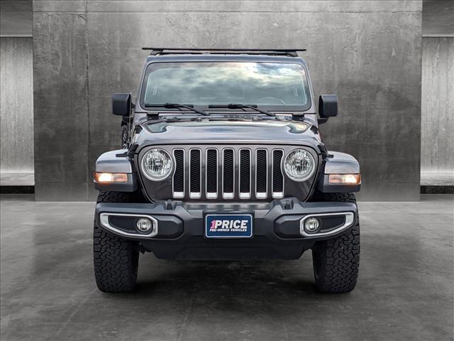 Used 2020 Jeep Wrangler Unlimited Sahara with VIN 1C4HJXEN8LW258863 for sale in Valencia, CA