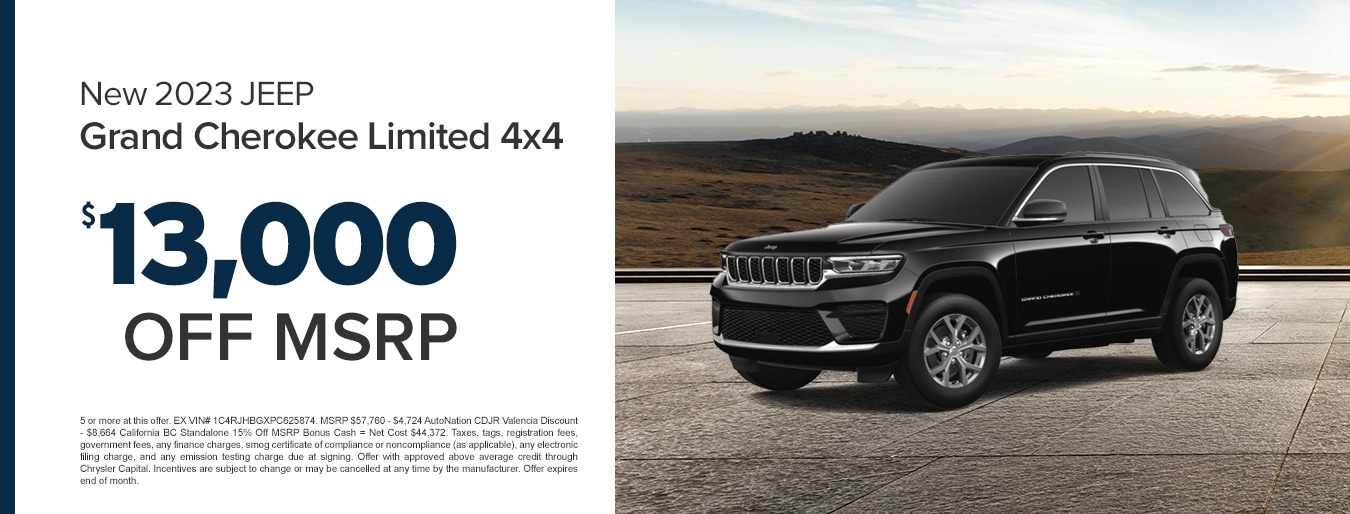 Chrysler Dodge Jeep Ram Dealership AutoNation Valencia