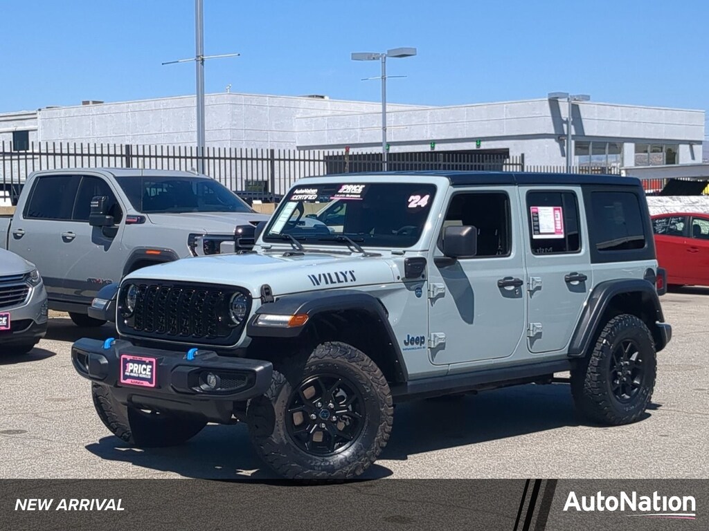 Used 2024 Jeep Wrangler 4xe Willys Sport Utility