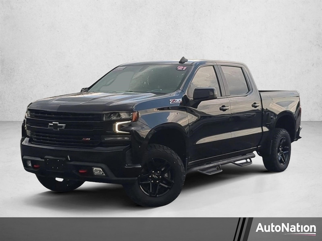 Used 2021 Chevrolet Silverado 1500 LT Trail Boss Truck Crew Cab