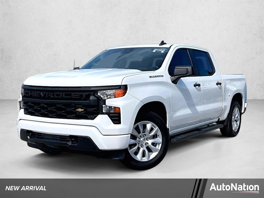 Certified 2022 Chevrolet Silverado 1500 Custom Truck Crew Cab