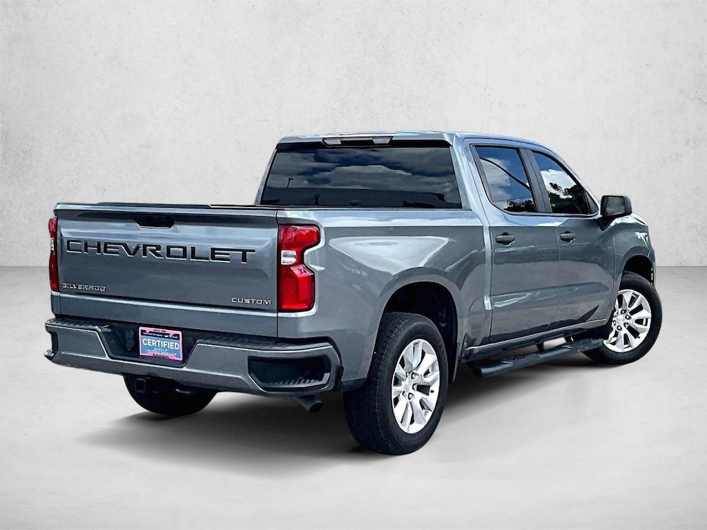 Used 2021 Chevrolet Silverado 1500 Custom Truck Crew Cab
