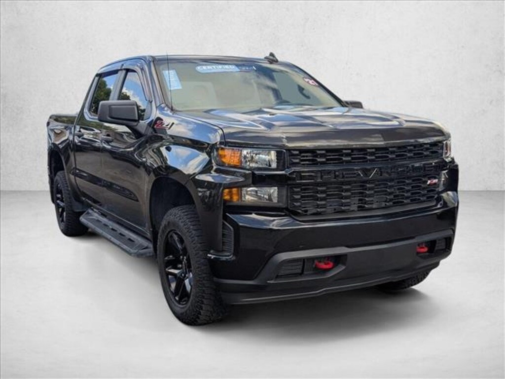 Certified 2021 Chevrolet Silverado 1500 Custom Trail Boss Truck Crew Cab