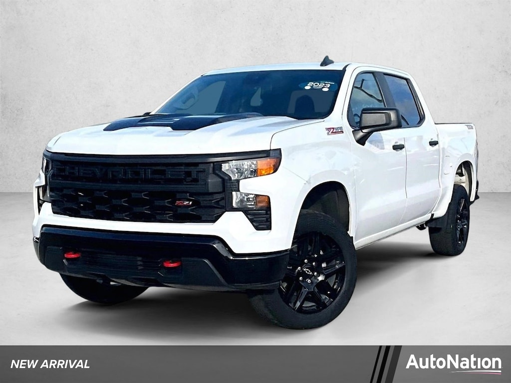 Certified 2023 Chevrolet Silverado 1500 Custom Trail Boss Truck Crew Cab