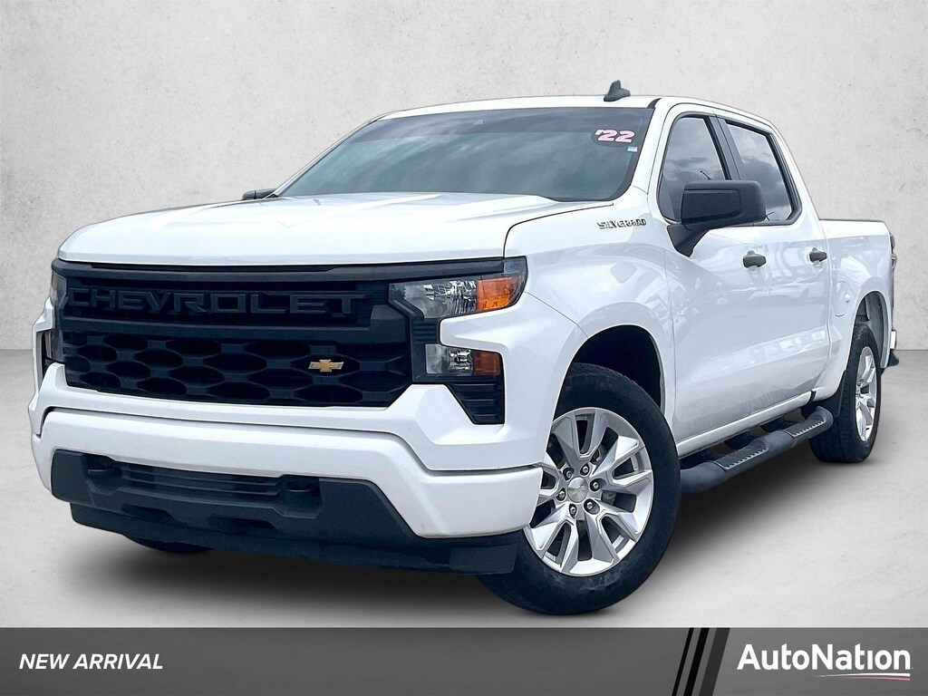 Used 2022 Chevrolet Silverado 1500 Custom Truck Crew Cab