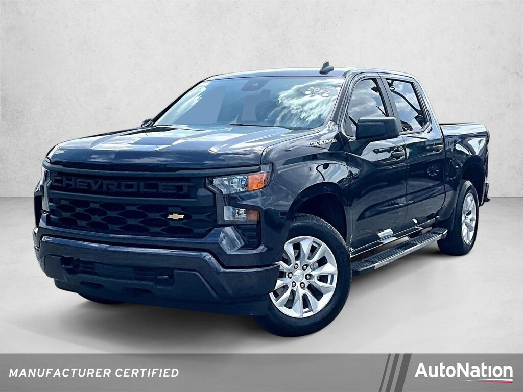 Certified 2023 Chevrolet Silverado 1500 Custom Truck Crew Cab