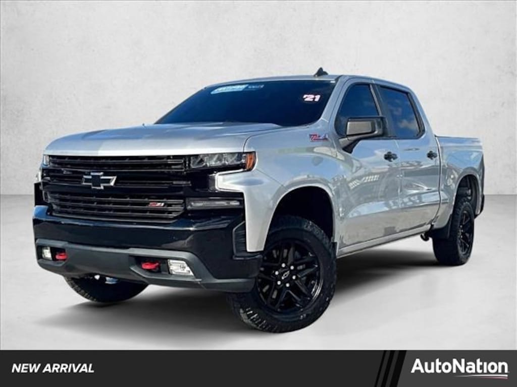Used 2021 Chevrolet Silverado 1500 LT Trail Boss Truck Crew Cab