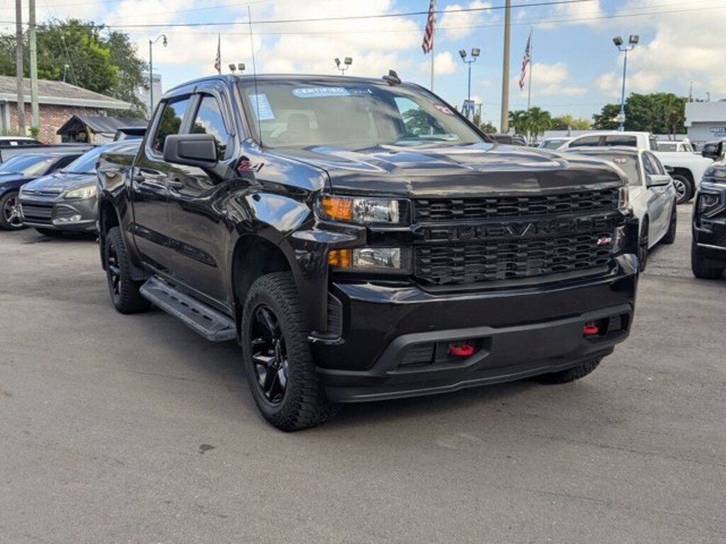 Certified 2021 Chevrolet Silverado 1500 Custom Trail Boss Truck Crew Cab
