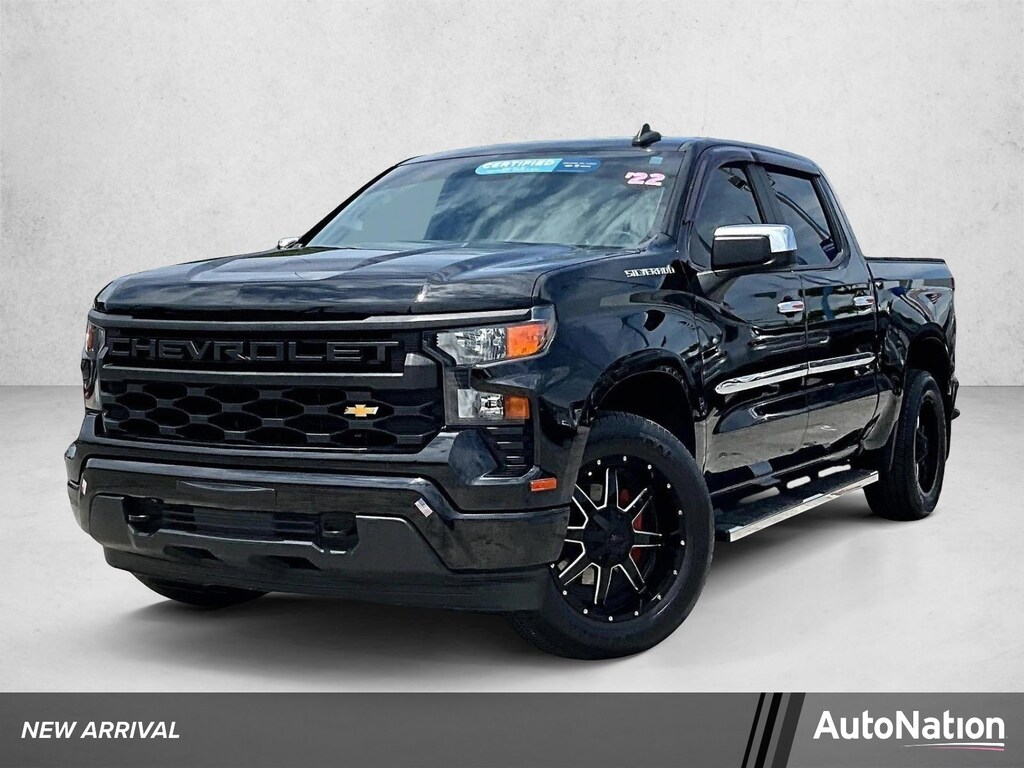 Certified 2022 Chevrolet Silverado 1500 Custom Truck Crew Cab