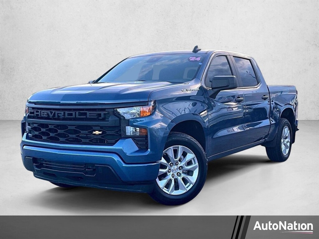 Used 2024 Chevrolet Silverado 1500 Custom Truck Crew Cab
