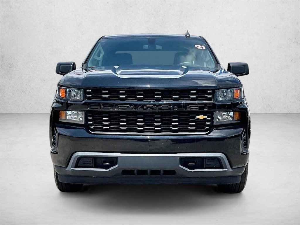 Certified 2021 Chevrolet Silverado 1500 Custom Truck Crew Cab