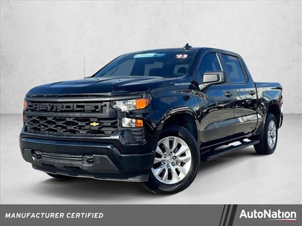 Certified 2023 Chevrolet Silverado 1500 Custom Truck Crew Cab