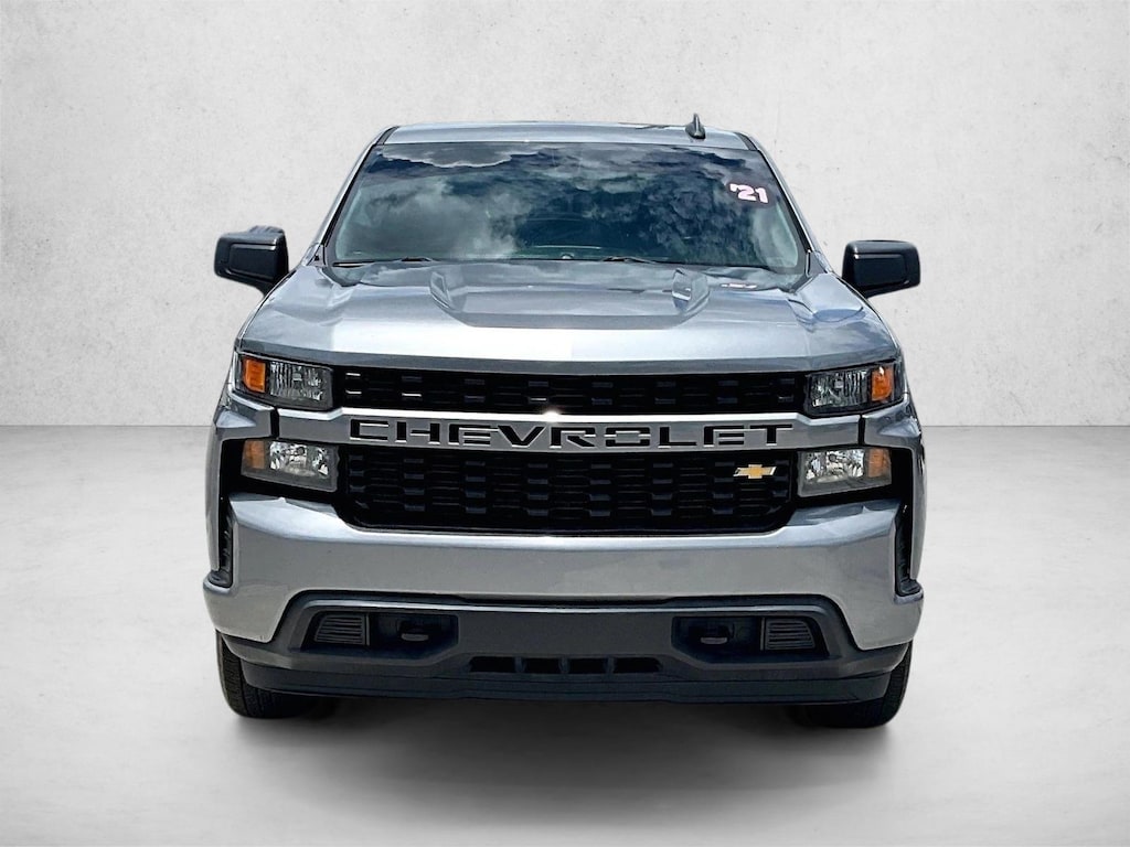 Used 2021 Chevrolet Silverado 1500 Custom Truck Crew Cab
