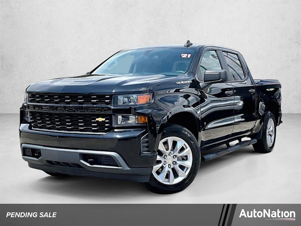 Certified 2021 Chevrolet Silverado 1500 Custom Truck Crew Cab