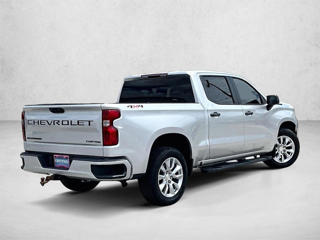 Certified 2022 Chevrolet Silverado 1500 Custom Truck Crew Cab