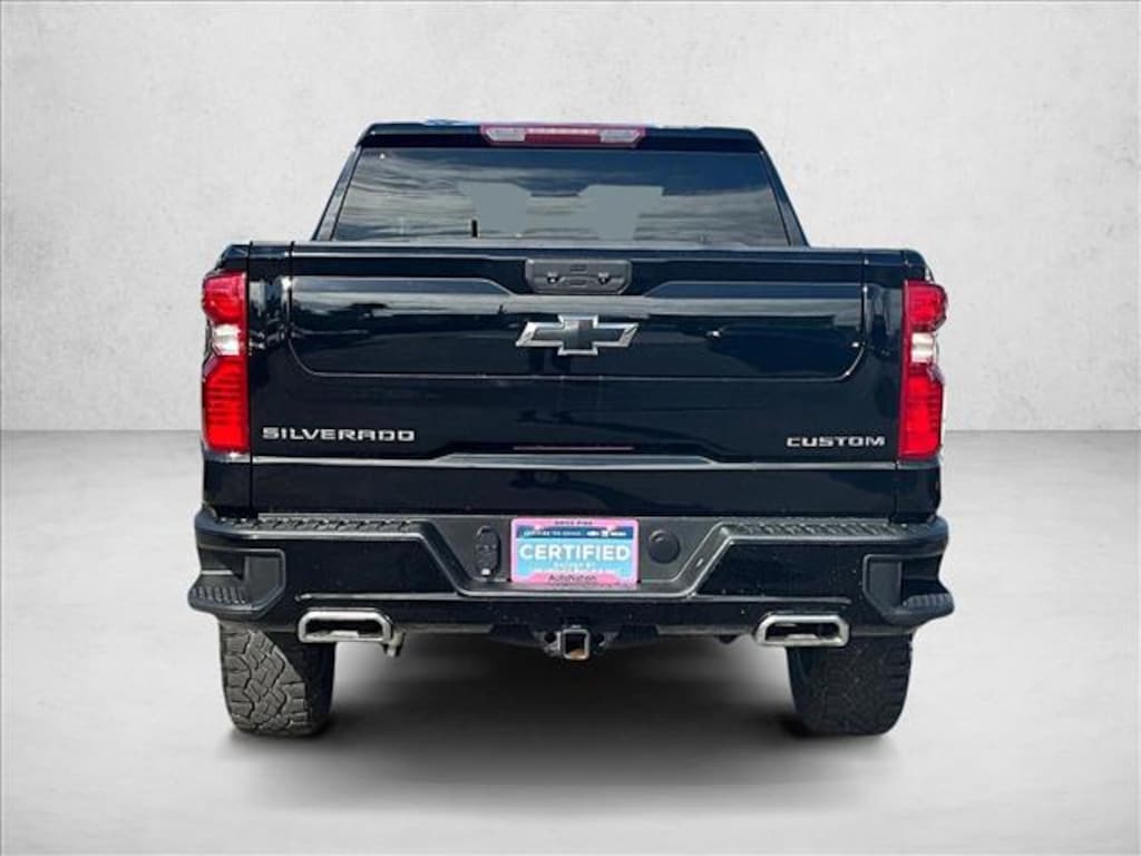 Certified 2022 Chevrolet Silverado 1500 Custom Trail Boss Truck Crew Cab