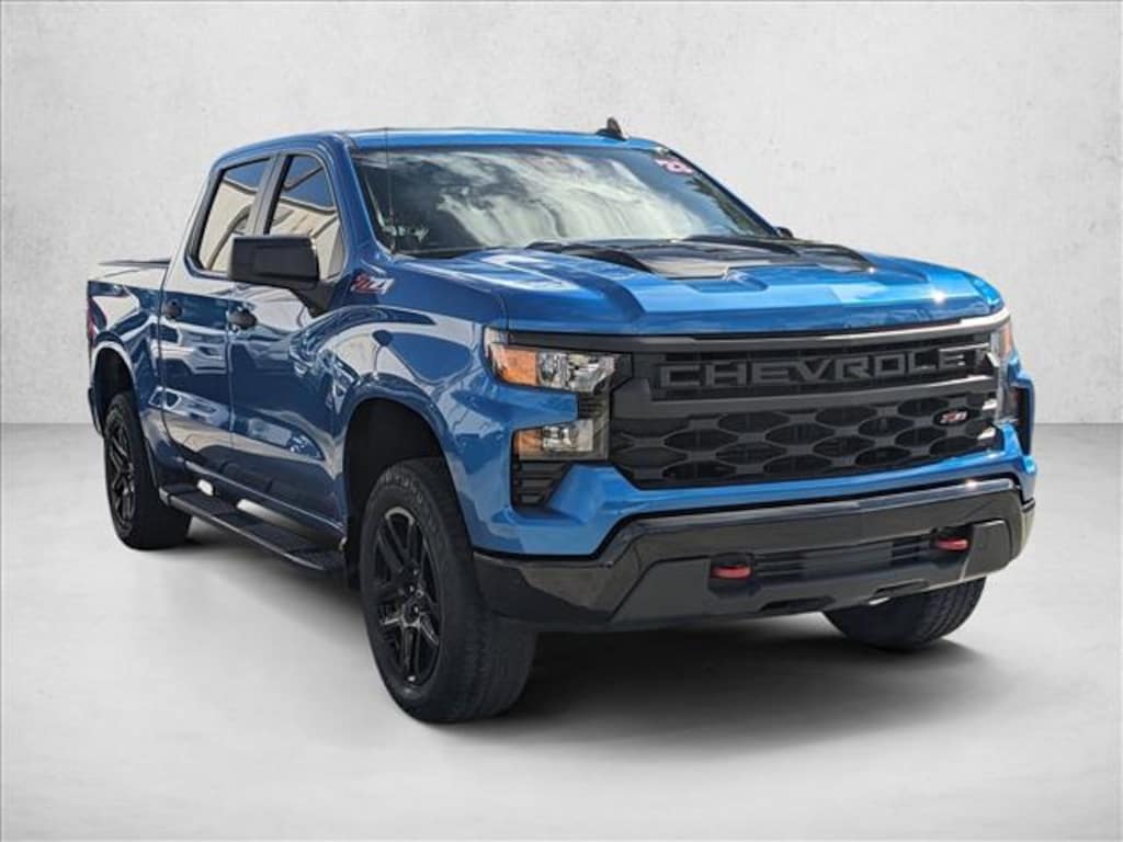 Certified 2023 Chevrolet Silverado 1500 Custom Trail Boss Truck Crew Cab