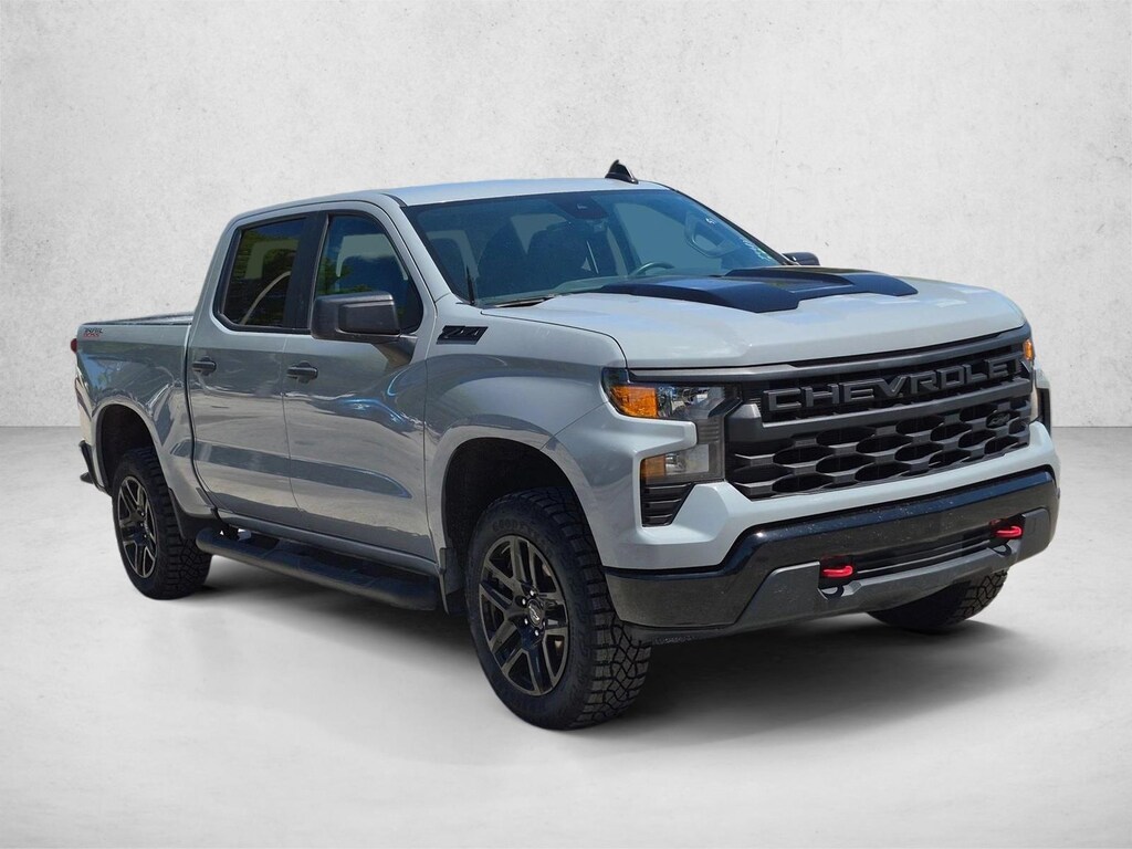 Certified 2025 Chevrolet Silverado 1500 Custom Trail Boss Truck Crew Cab
