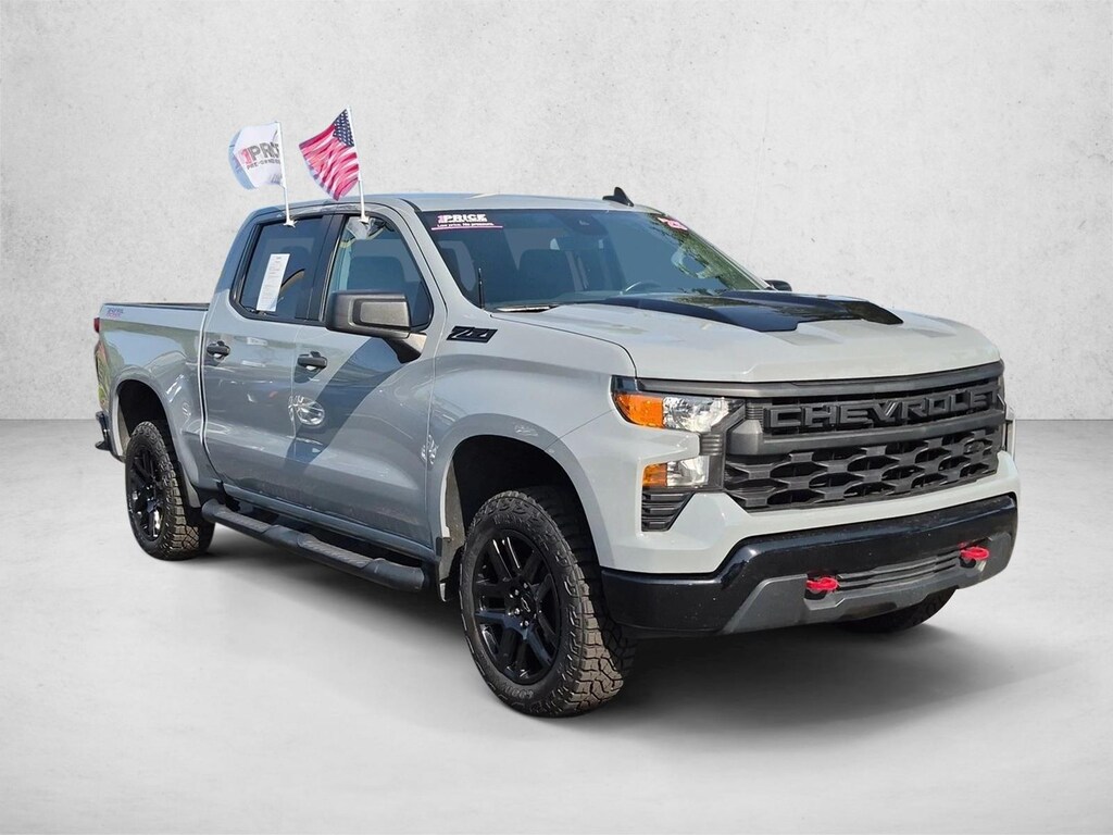 Used 2025 Chevrolet Silverado 1500 Custom Trail Boss Truck Crew Cab