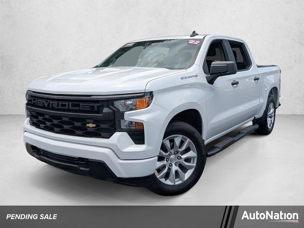 Used 2022 Chevrolet Silverado 1500 Custom Truck Crew Cab