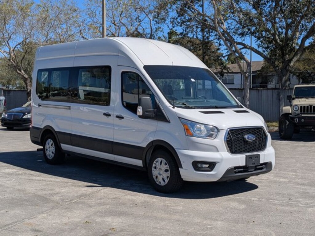 Used 2022 Ford Transit-350 Passenger XLT Wagon High Roof Van