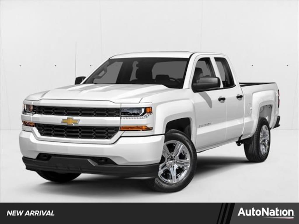 Used 2018 Chevrolet Silverado 1500 Custom Truck Double Cab