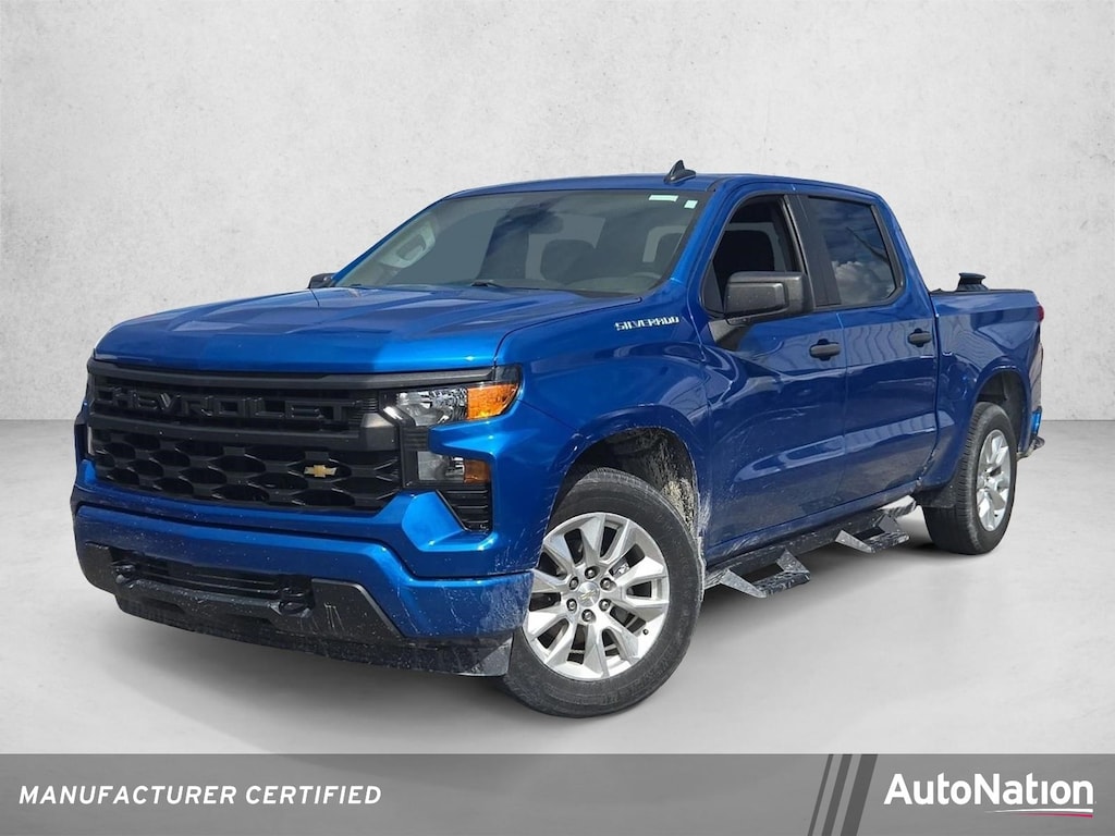 Certified 2023 Chevrolet Silverado 1500 Custom Truck Crew Cab