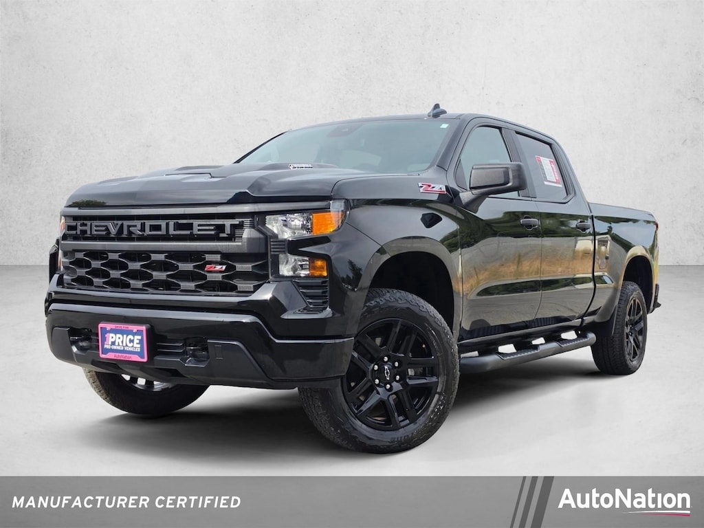 Certified 2025 Chevrolet Silverado 1500 Custom Trail Boss Truck Crew Cab
