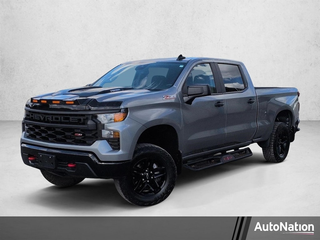 Used 2025 Chevrolet Silverado 1500 Custom Trail Boss Truck Crew Cab