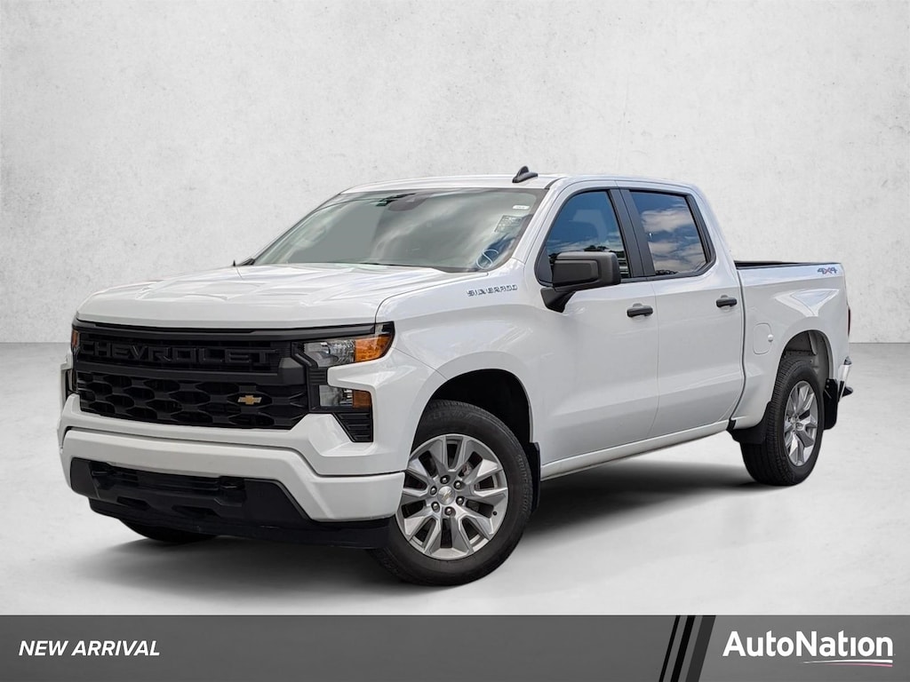 Certified 2023 Chevrolet Silverado 1500 Custom Truck Crew Cab