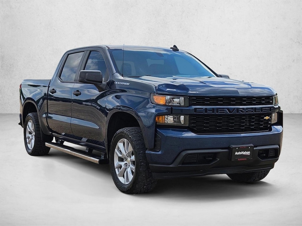 Used 2021 Chevrolet Silverado 1500 Custom Truck Crew Cab