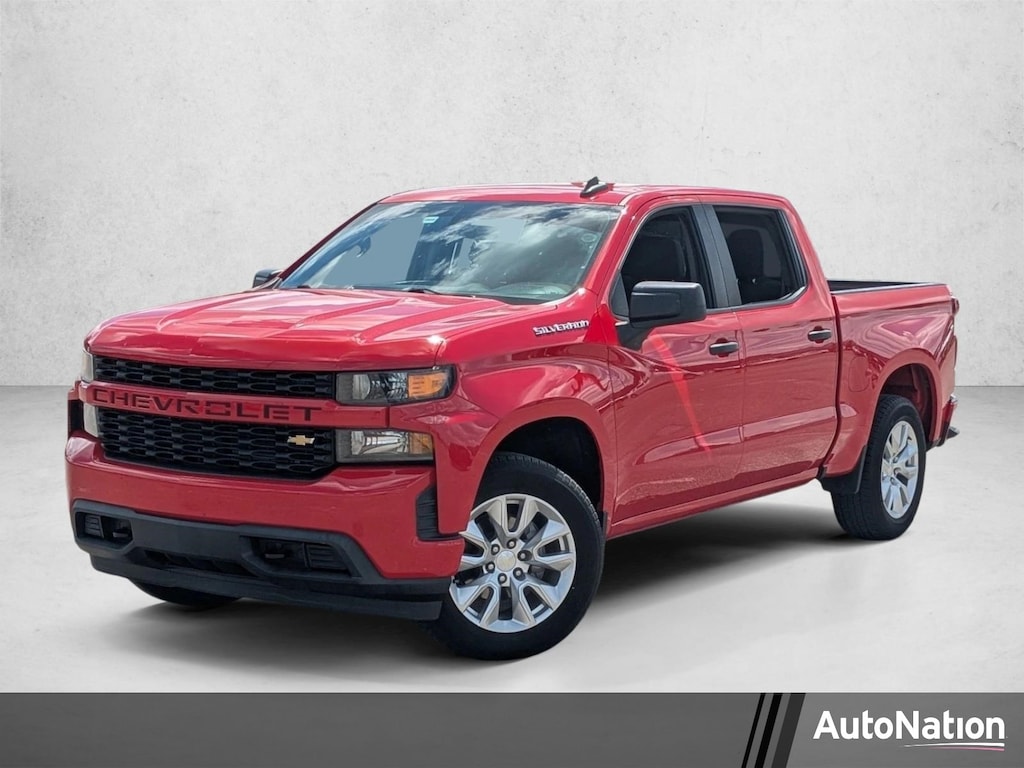 Used 2021 Chevrolet Silverado 1500 Custom Truck Crew Cab