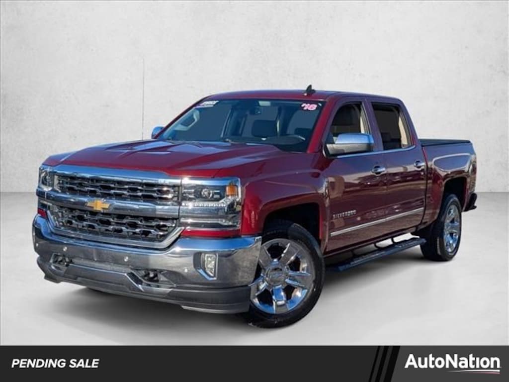 Used 2018 Chevrolet Silverado 1500 LTZ Truck Crew Cab