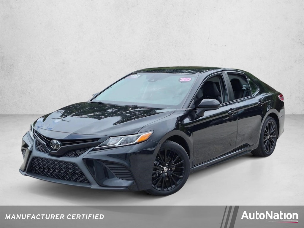 Certified 2020 Toyota Camry SE Nightshade Sedan