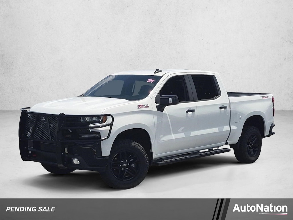 Used 2021 Chevrolet Silverado 1500 LT Trail Boss Truck Crew Cab