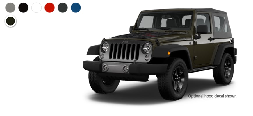 2016 Jeep Wrangler Color Options Autonation Chrysler Dodge Jeep