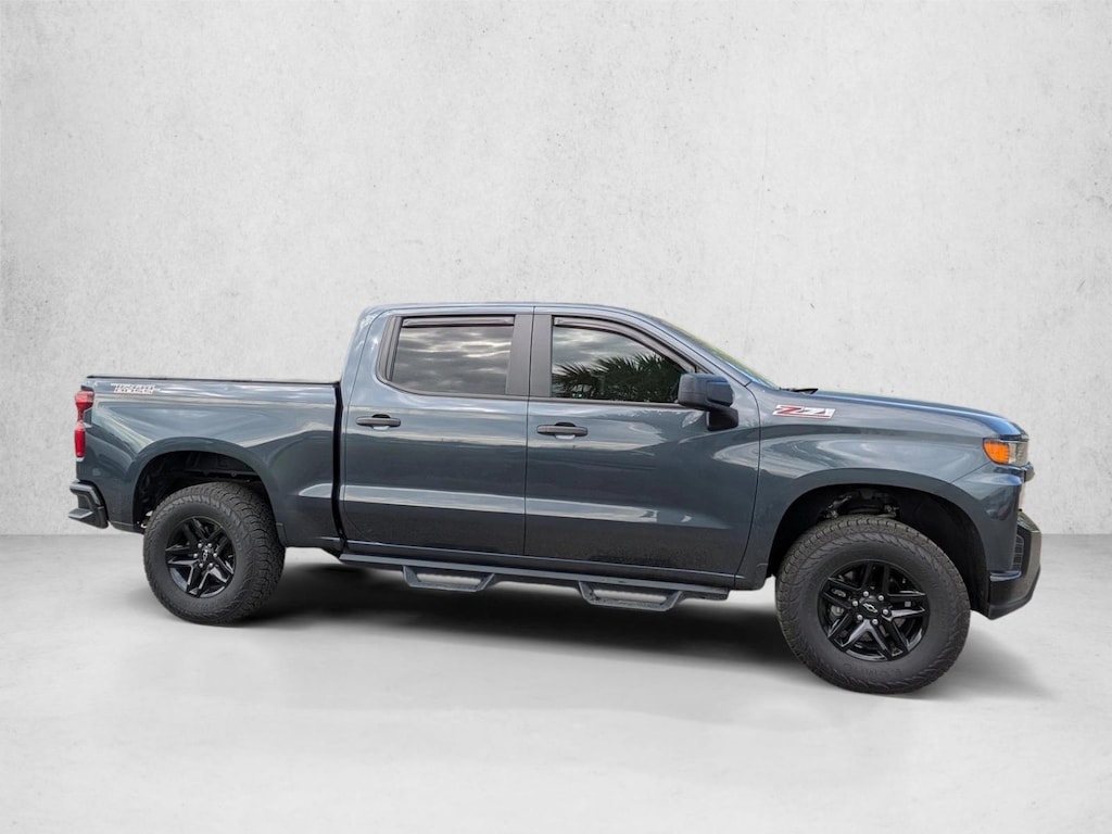 Used 2021 Chevrolet Silverado 1500 Custom Trail Boss Truck Crew Cab