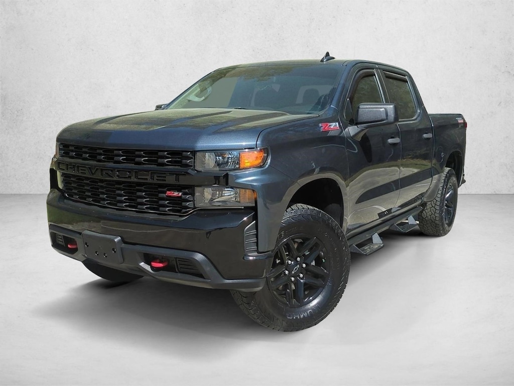 Used 2021 Chevrolet Silverado 1500 Custom Trail Boss Truck Crew Cab